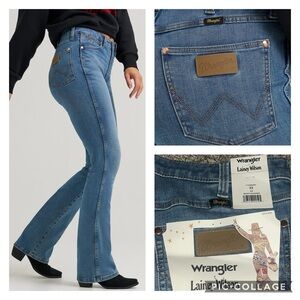 NWT Women's Wrangler X Lainey Wilson Boot Huggers Jean #112368251 Size 32x34
